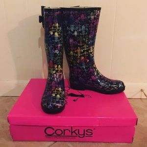Fleur De Lis Rain-boots